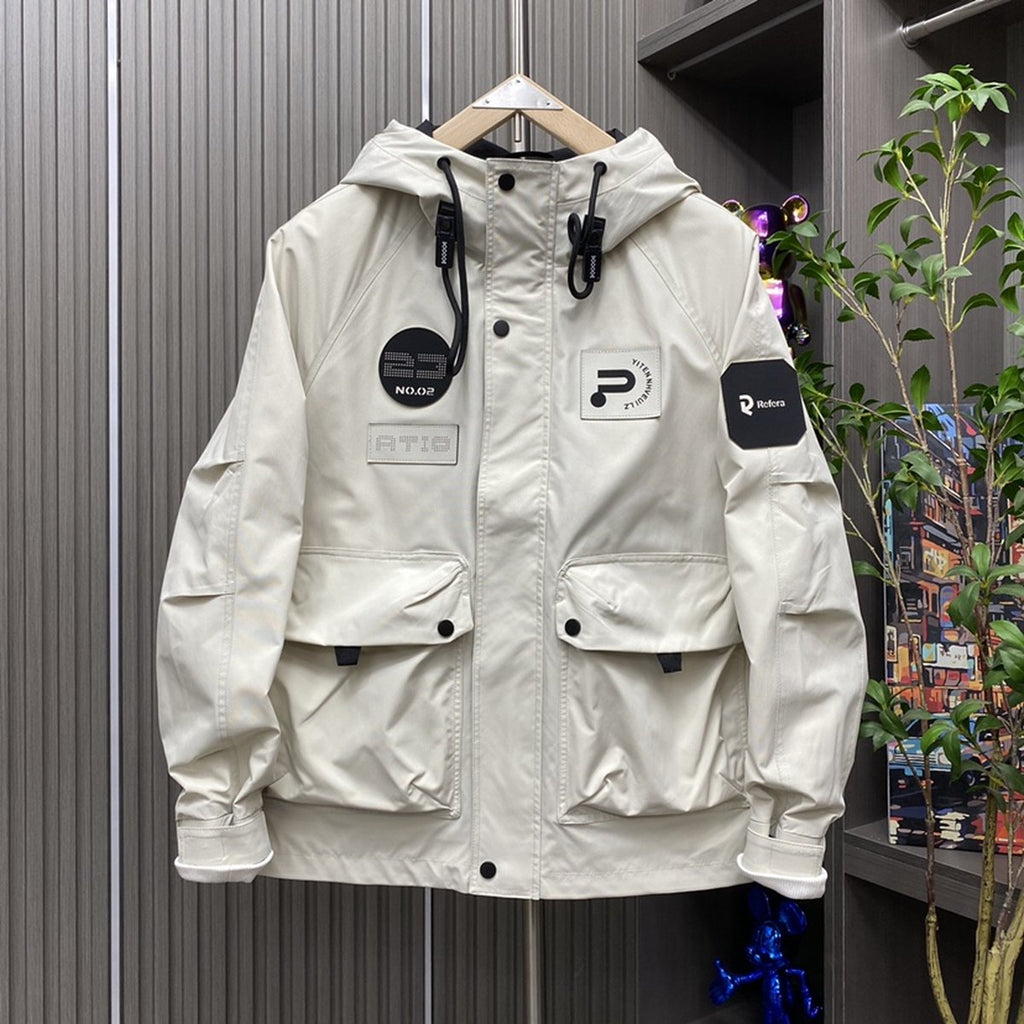 Men's Workwear Hooded Loose Coat