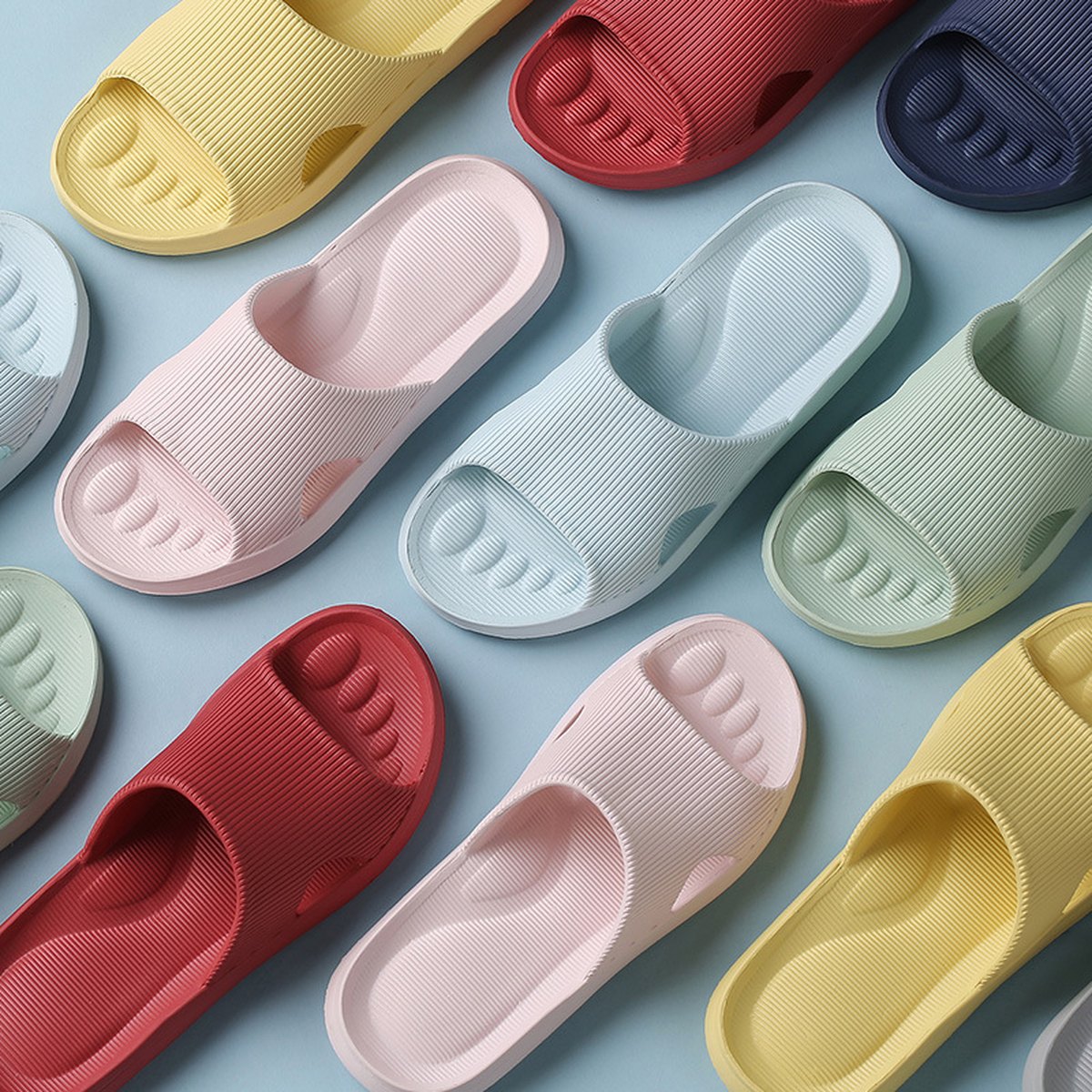 Men's Xiaobaiya Bathroom Slippers Massage Antibacterial Antiskid Japanese