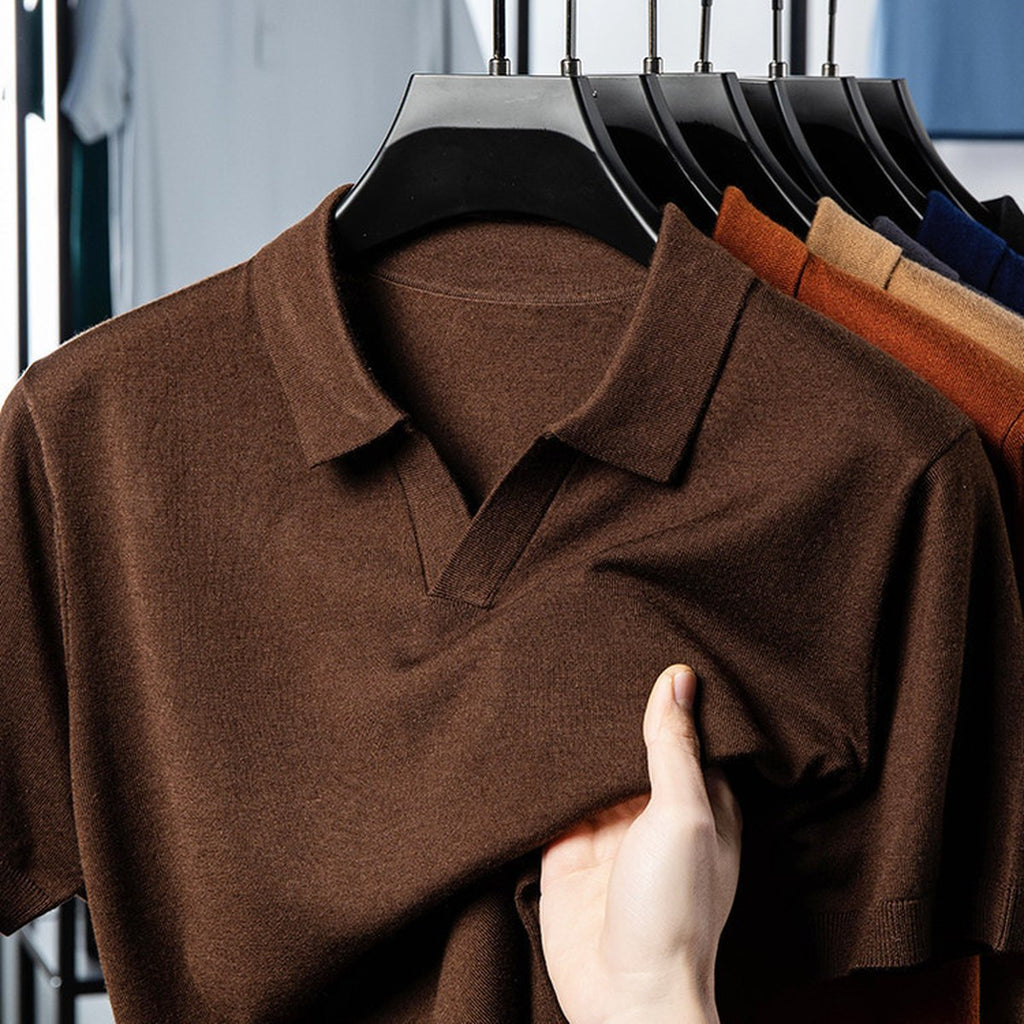 Men's Young Versatile Thin Sports Polo Shirt