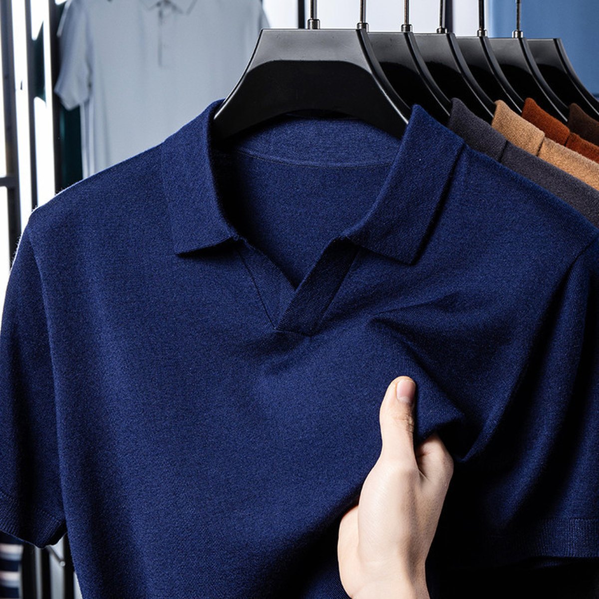Men's Young Versatile Thin Sports Polo Shirt