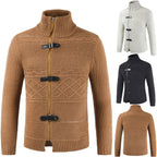 Men's Zipper Cardigan Sweater