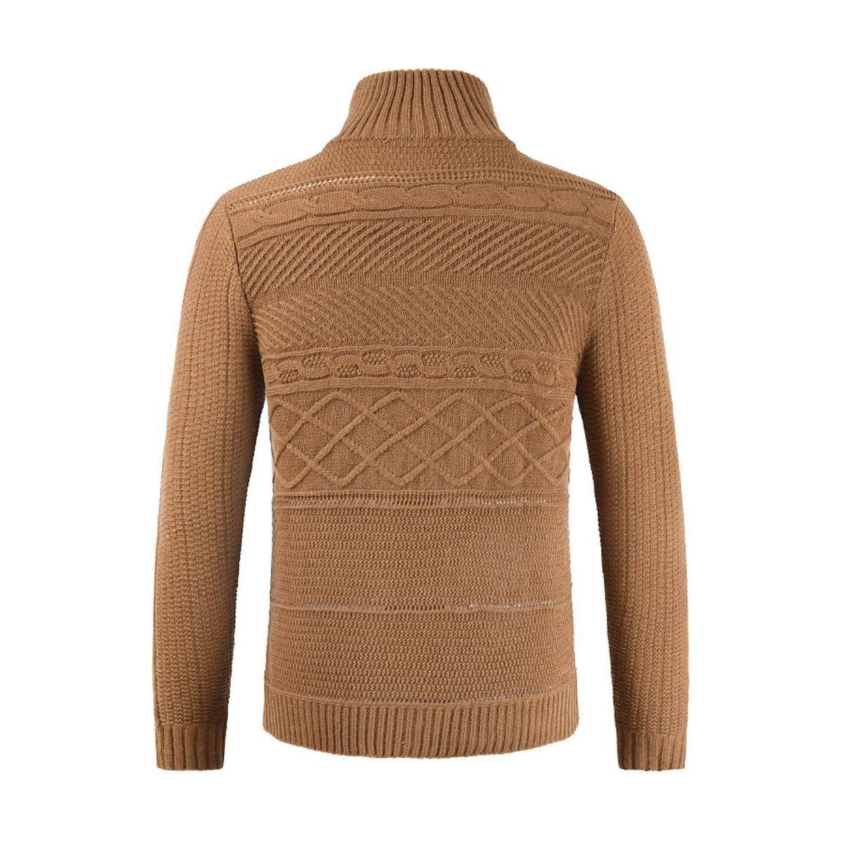 Men's Zipper Cardigan Sweater