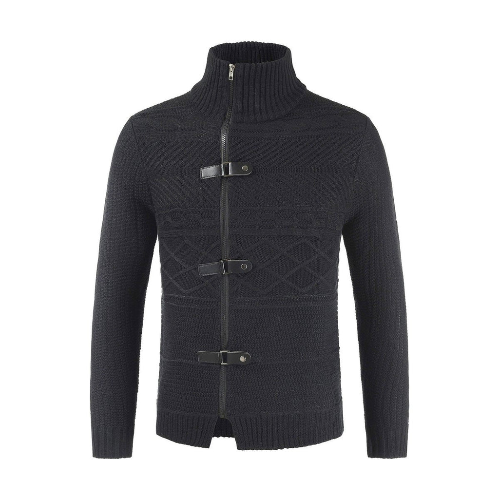 Men's Zipper Cardigan Sweater