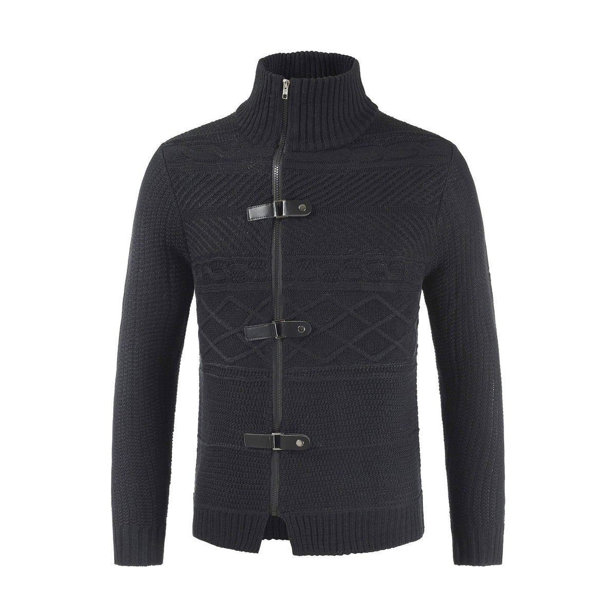 Men's Zipper Cardigan Sweater