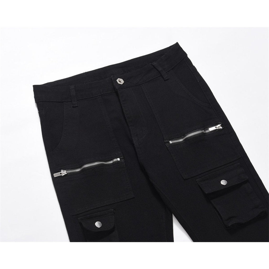 Men's Zipper Pocket Jeans
