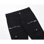 Men's Zipper Pocket Jeans