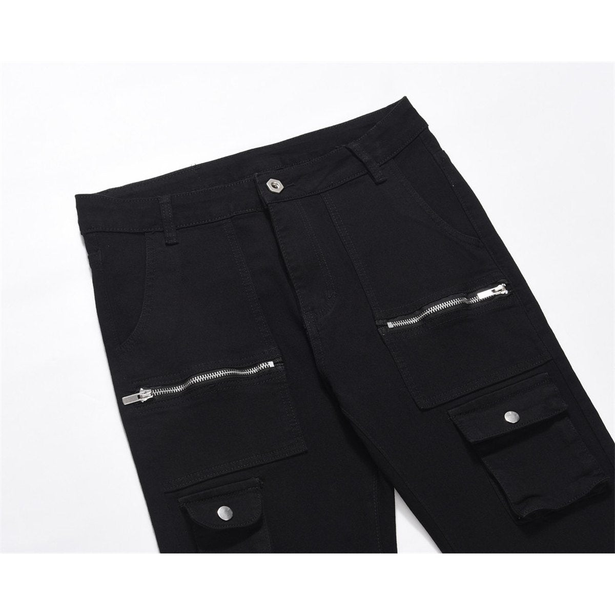 Men's Zipper Pocket Jeans