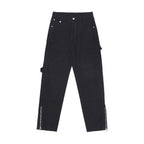 Men's Zipper Split Casual Trousers