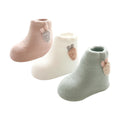 Mesh Cartoon Twist Striped Baby Socks
