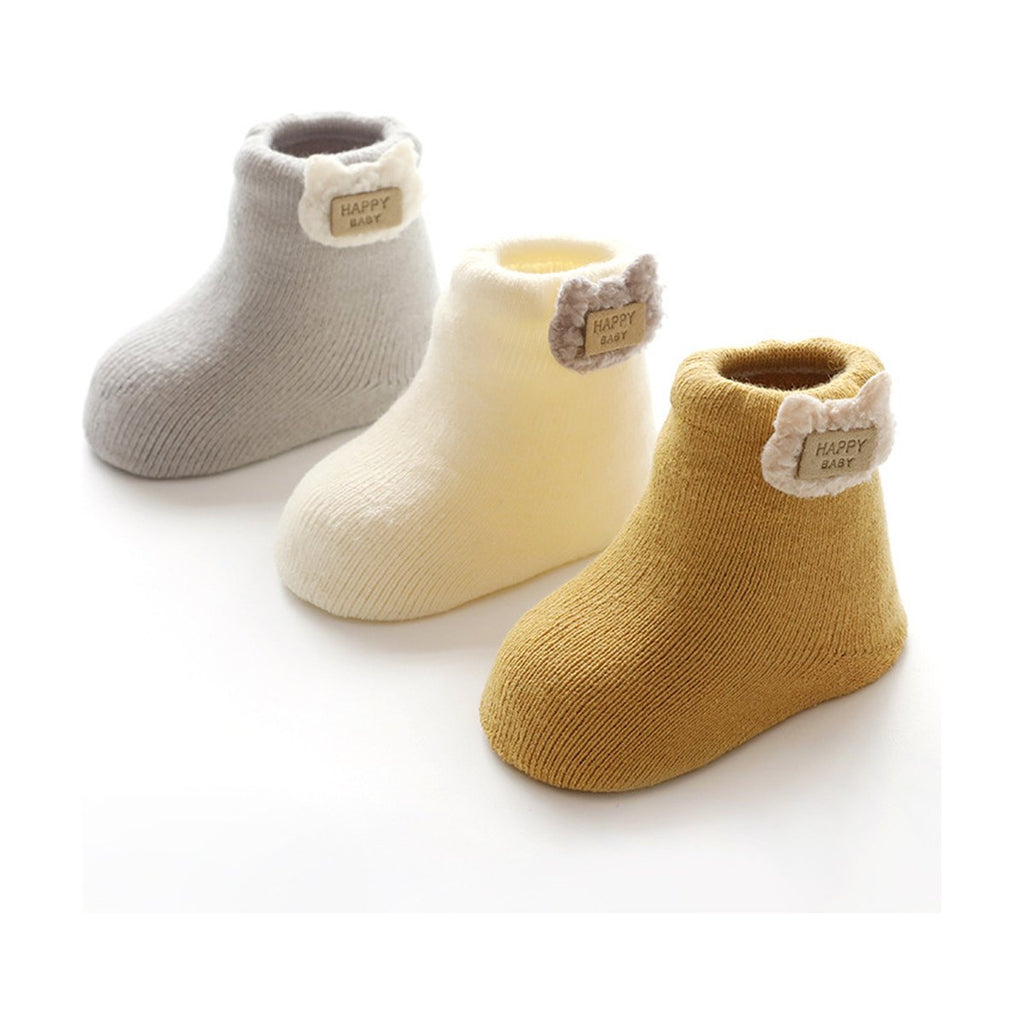 Mesh Cartoon Twist Striped Baby Socks