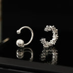 Metal Asymmetric Ear Cuff Earrings