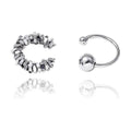 Metal Asymmetric Ear Cuff Earrings