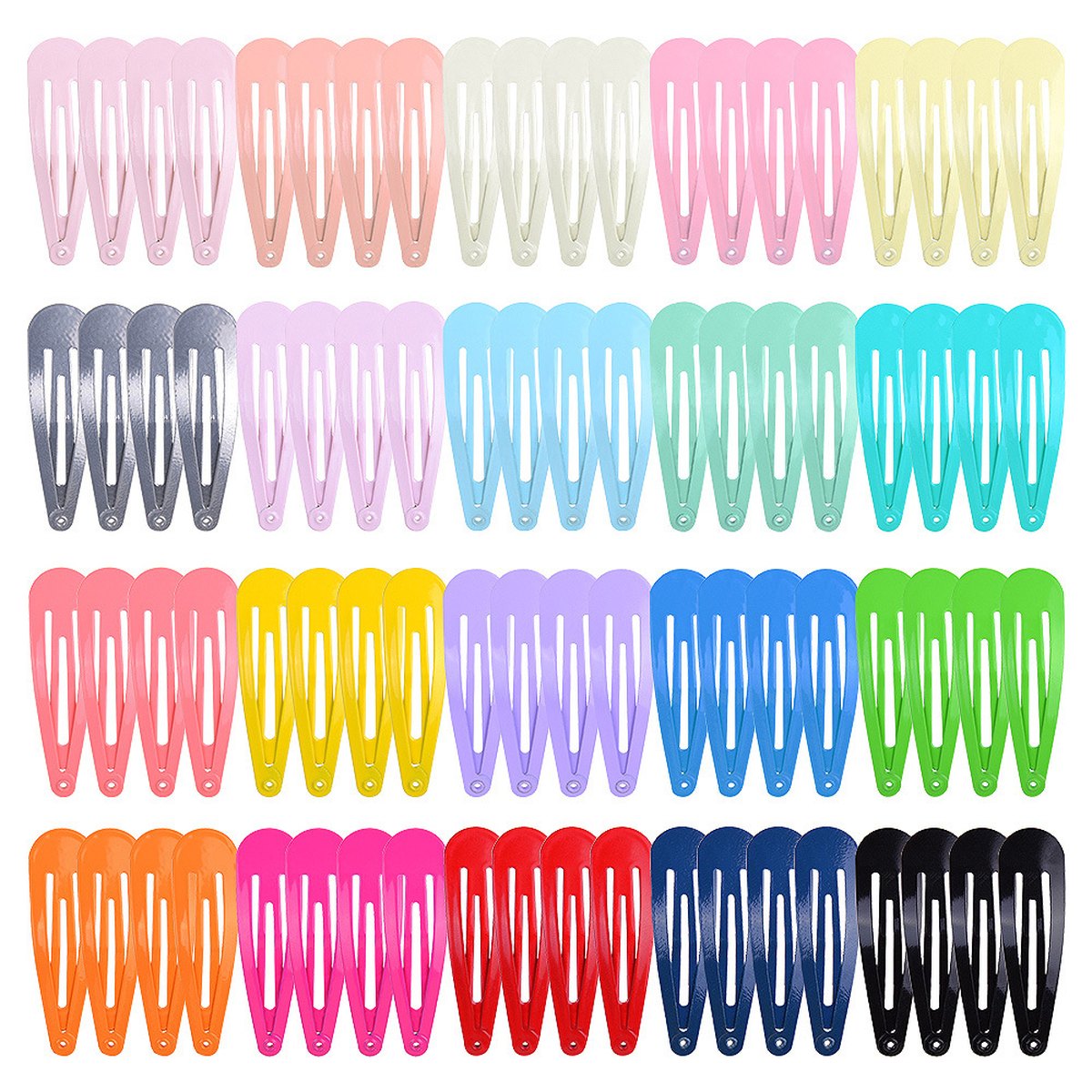 Metal Hair Clips 80 Pieces