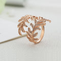 Mimosa Leaves Rings
