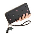 Mini Embroidered Long Wallet