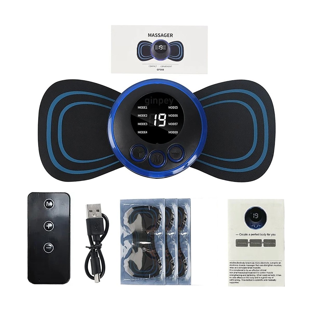 Mini EMS Neck Massager