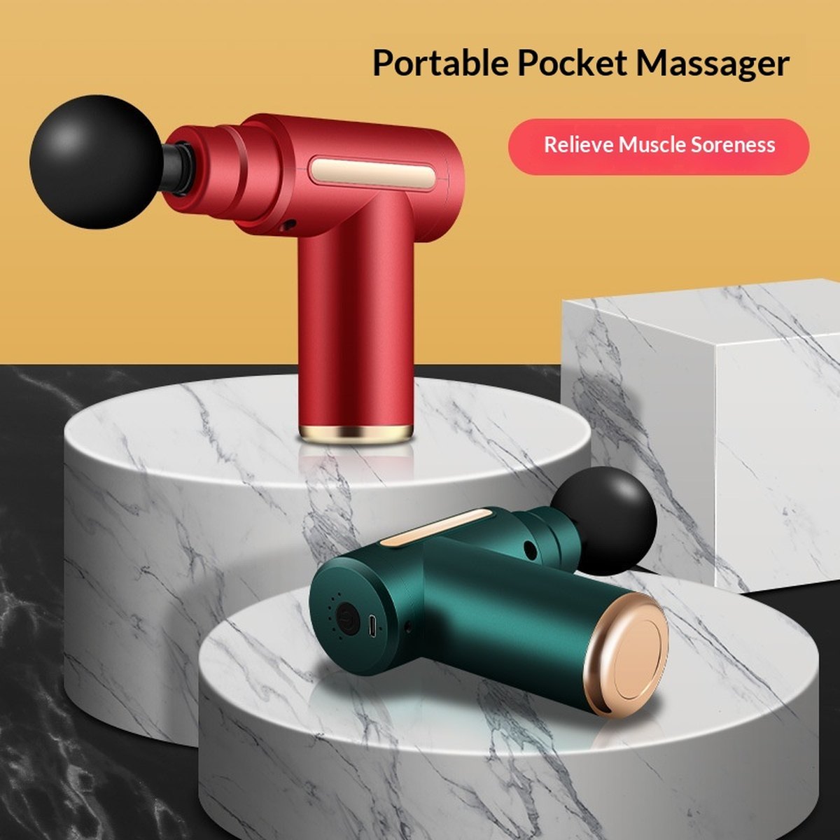 Mini Massage Gun Rechargeable Battery