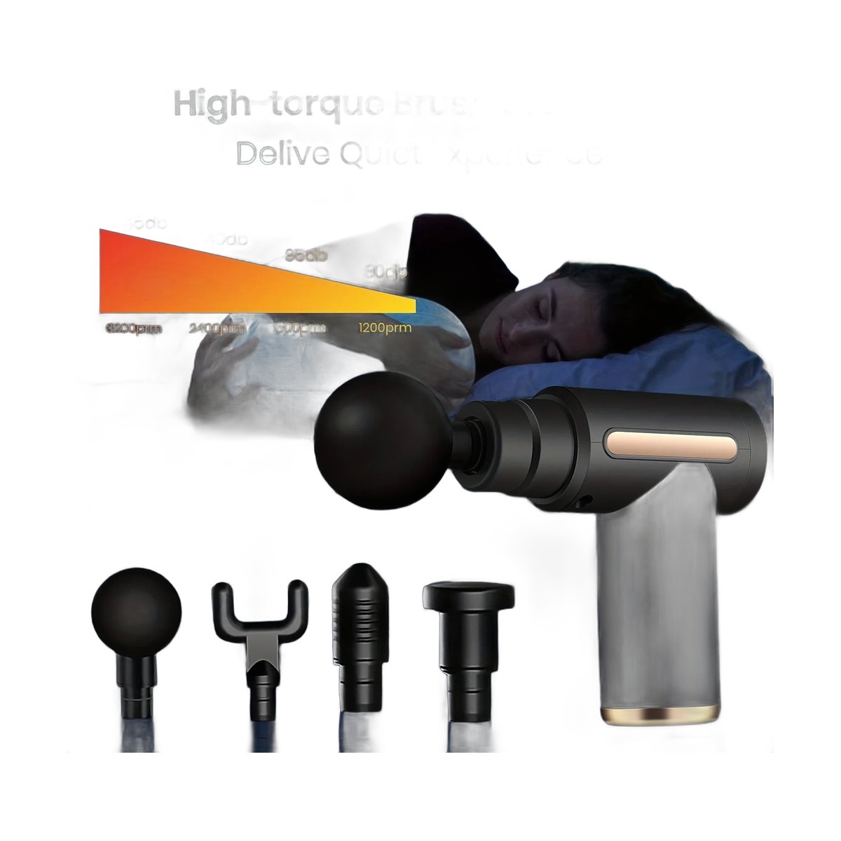Mini Massage Gun with Touch Display