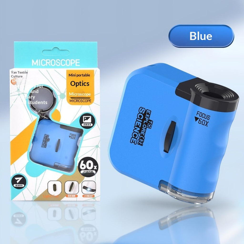 Mini Microscope Keychain Educational Toy