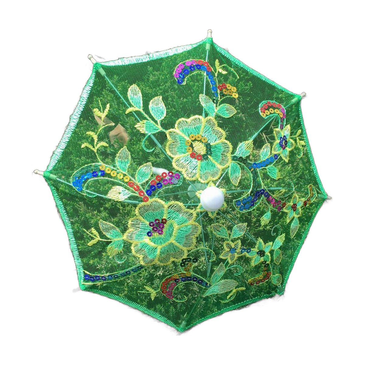 Mini Small Sized Lace Umbrella Embroidered Craft