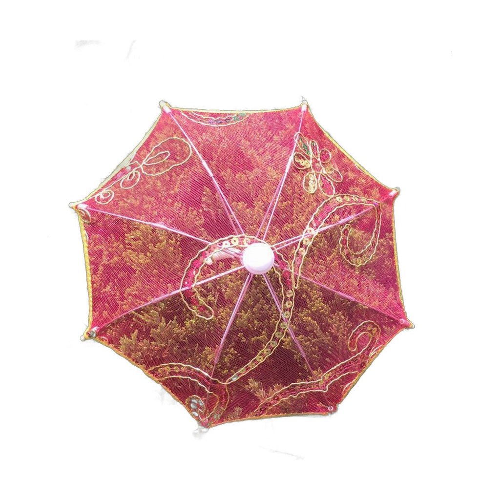 Mini Small Sized Lace Umbrella Embroidered Craft