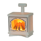 Miniature Artificial Small Fireplace Lamp Dollhouse Creative