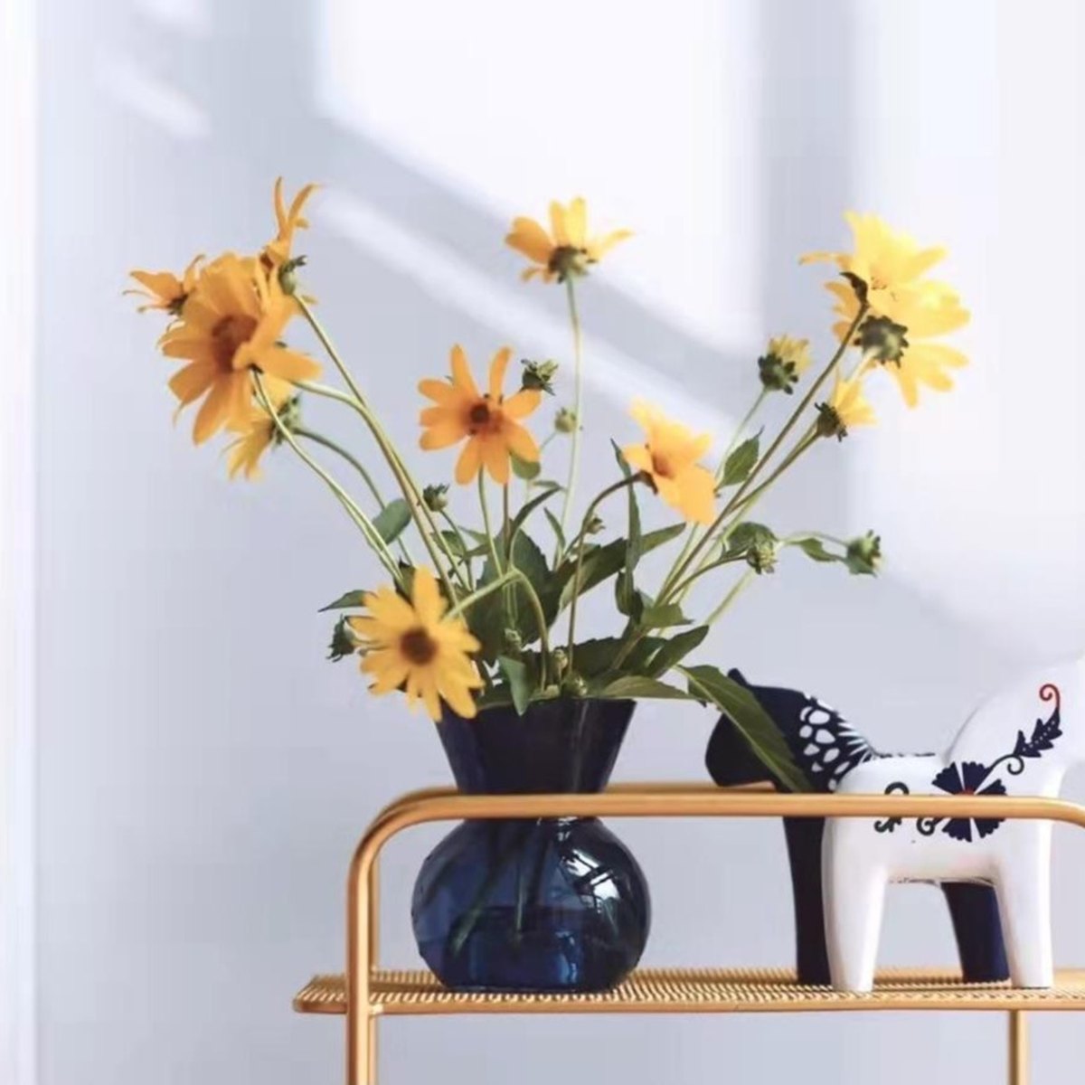 Minimalist Creative Single Vase Colorful Glass