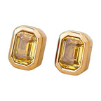 Minimalist Stud Earrings Zircon