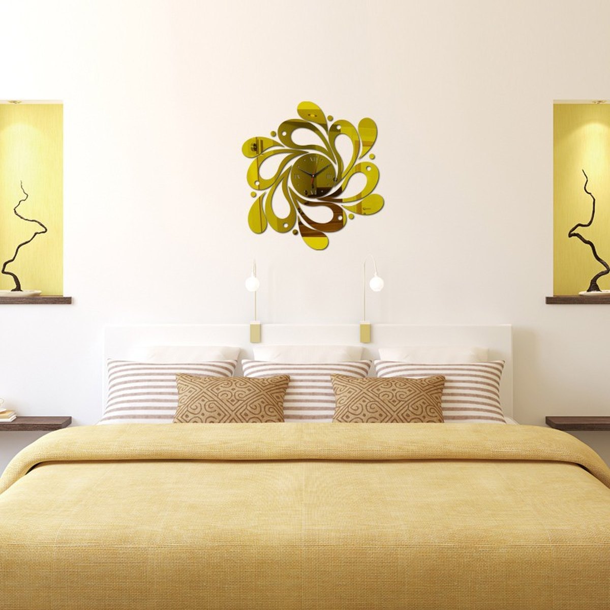 Mirror Wall Clock