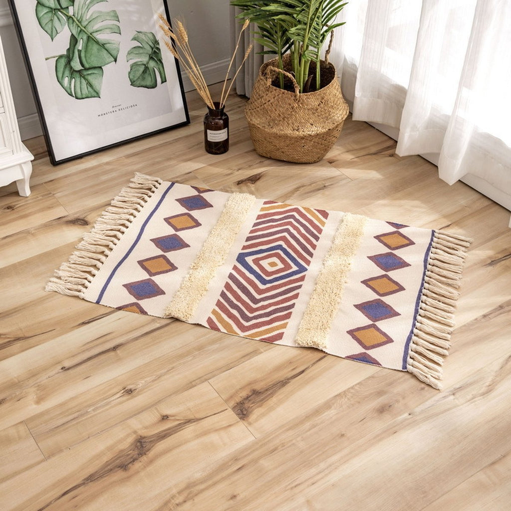 Modern Cotton Linen Doormat
