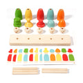Montessori Peg Doll Stacking Set