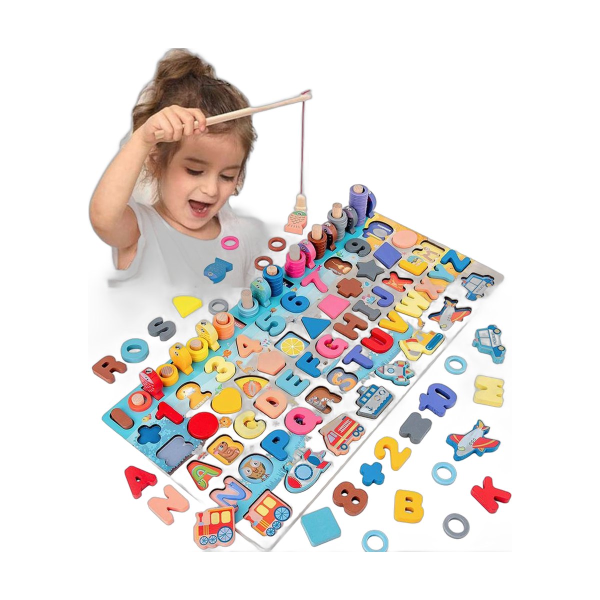 Montessori Wooden Learning Board