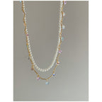 Moonstone Flowing Light Double Layered Versatile Necklace