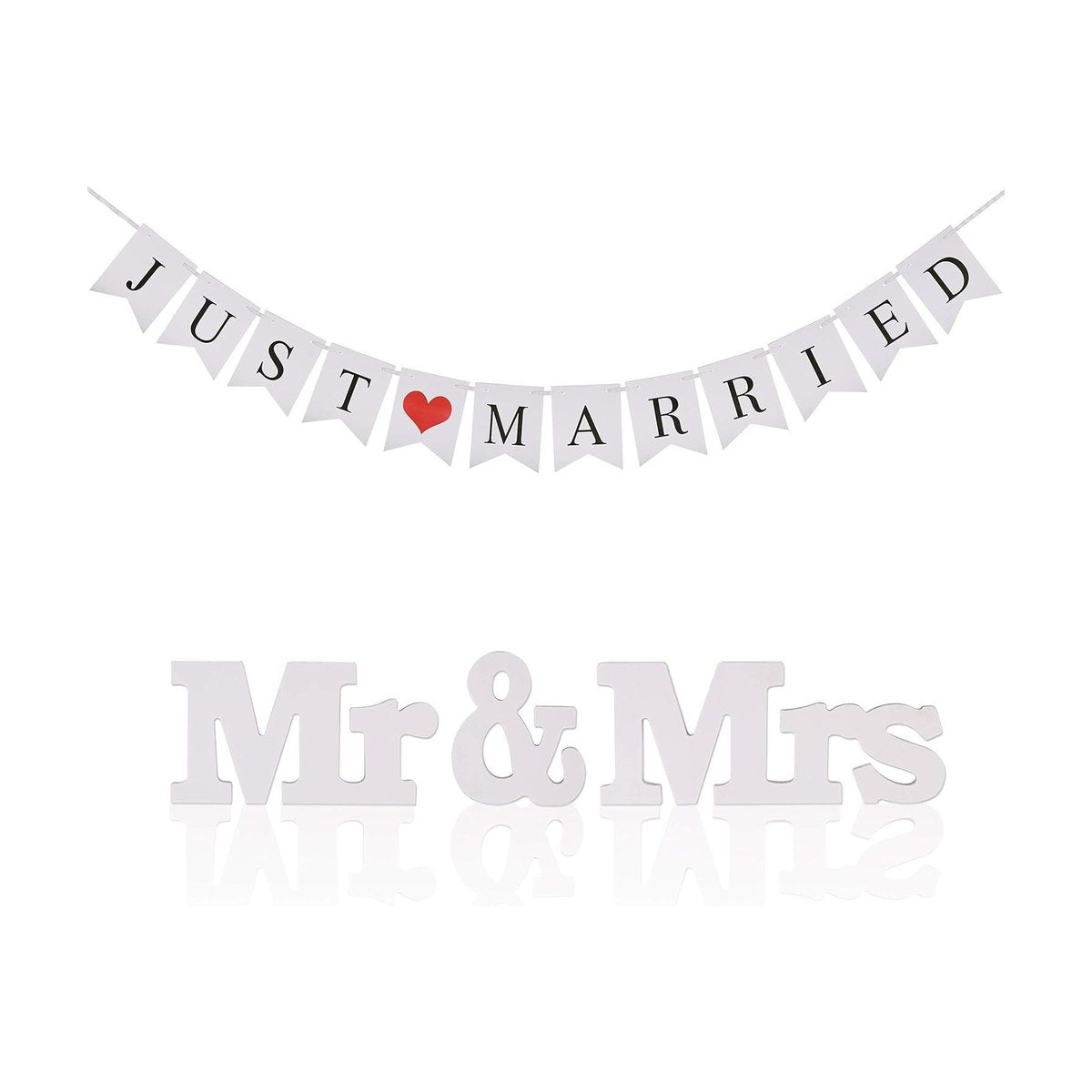 Mr & Mrs Letter Signs Wedding Table