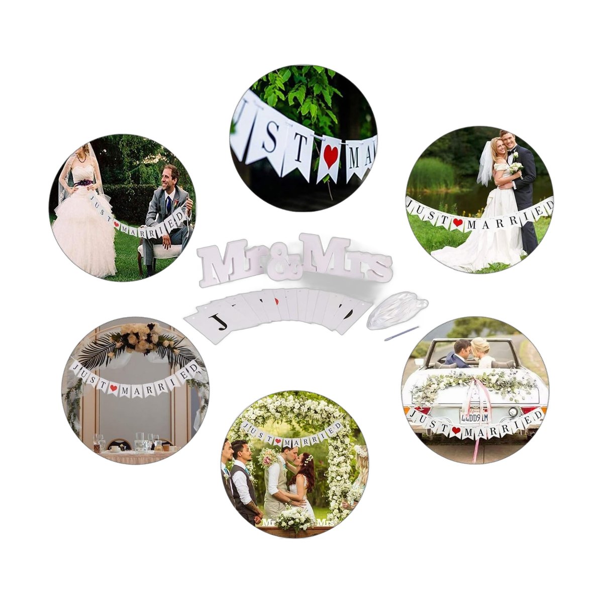 Mr & Mrs Letter Signs Wedding Table