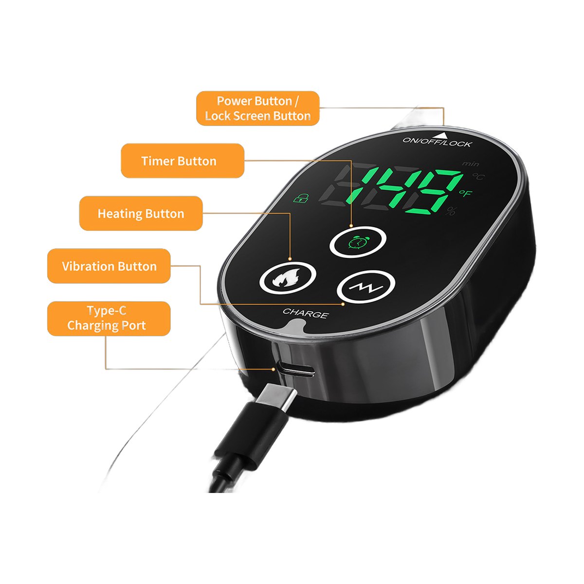 Multi-setting Timer-activated Hand Elbow Massager