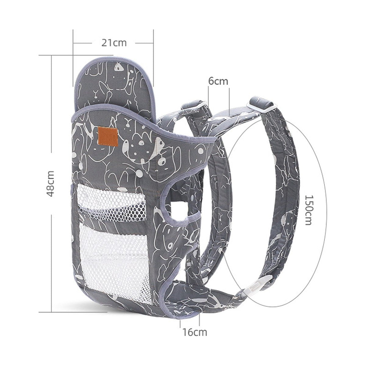 Multifunctional Baby Carrier Breathable Front Back In