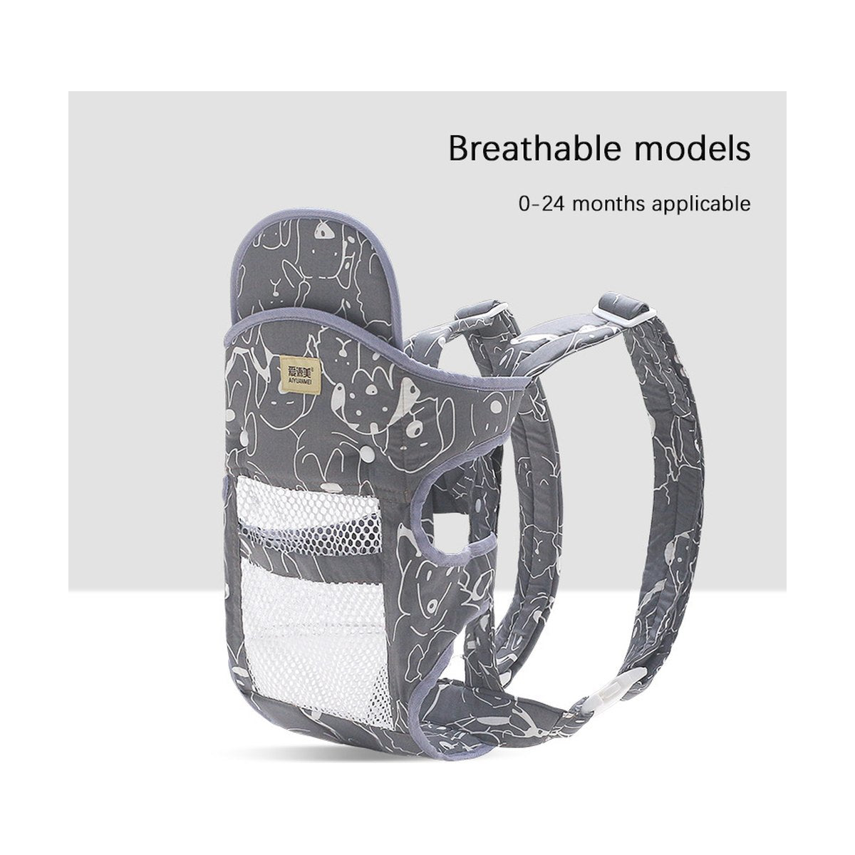 Multifunctional Baby Carrier Breathable Front Back In