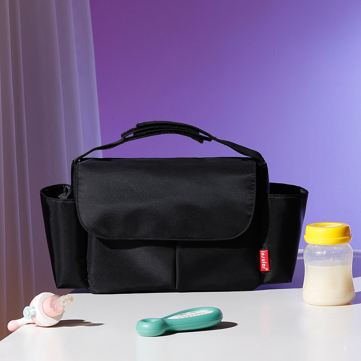 Multifunctional Waterproof Nylon Stroller Hanging Bag