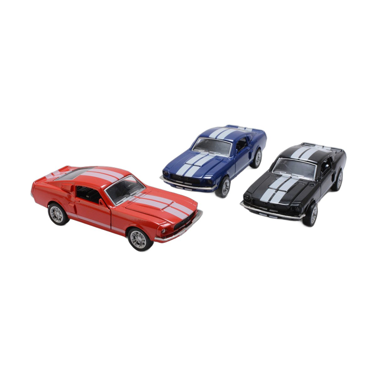 Mustang Door Pull Back Alloy Car Toy