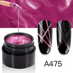 Nail Art Metal Brushed Glue Painting