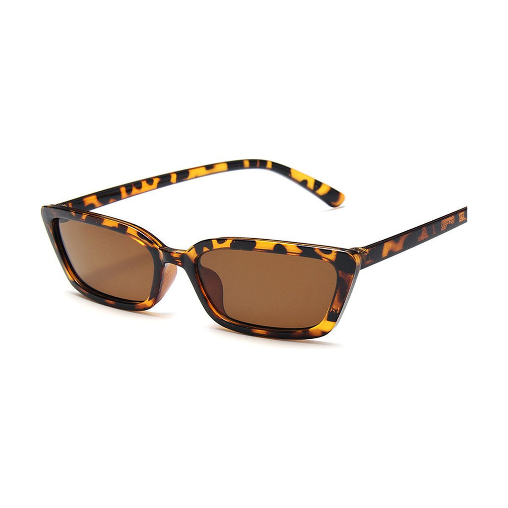 Narrow Frame Sunglasses Two-tone