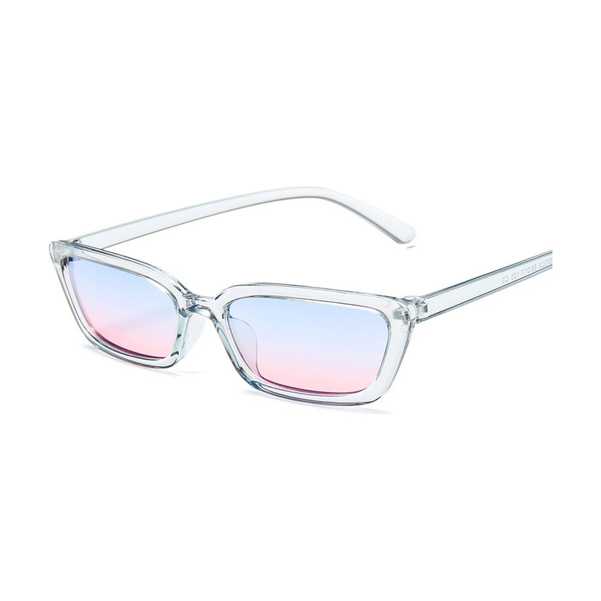 Narrow Frame Sunglasses Two-tone