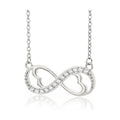 Necklace 8-character Love Unlimited Heart