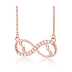 Necklace 8-character Love Unlimited Heart