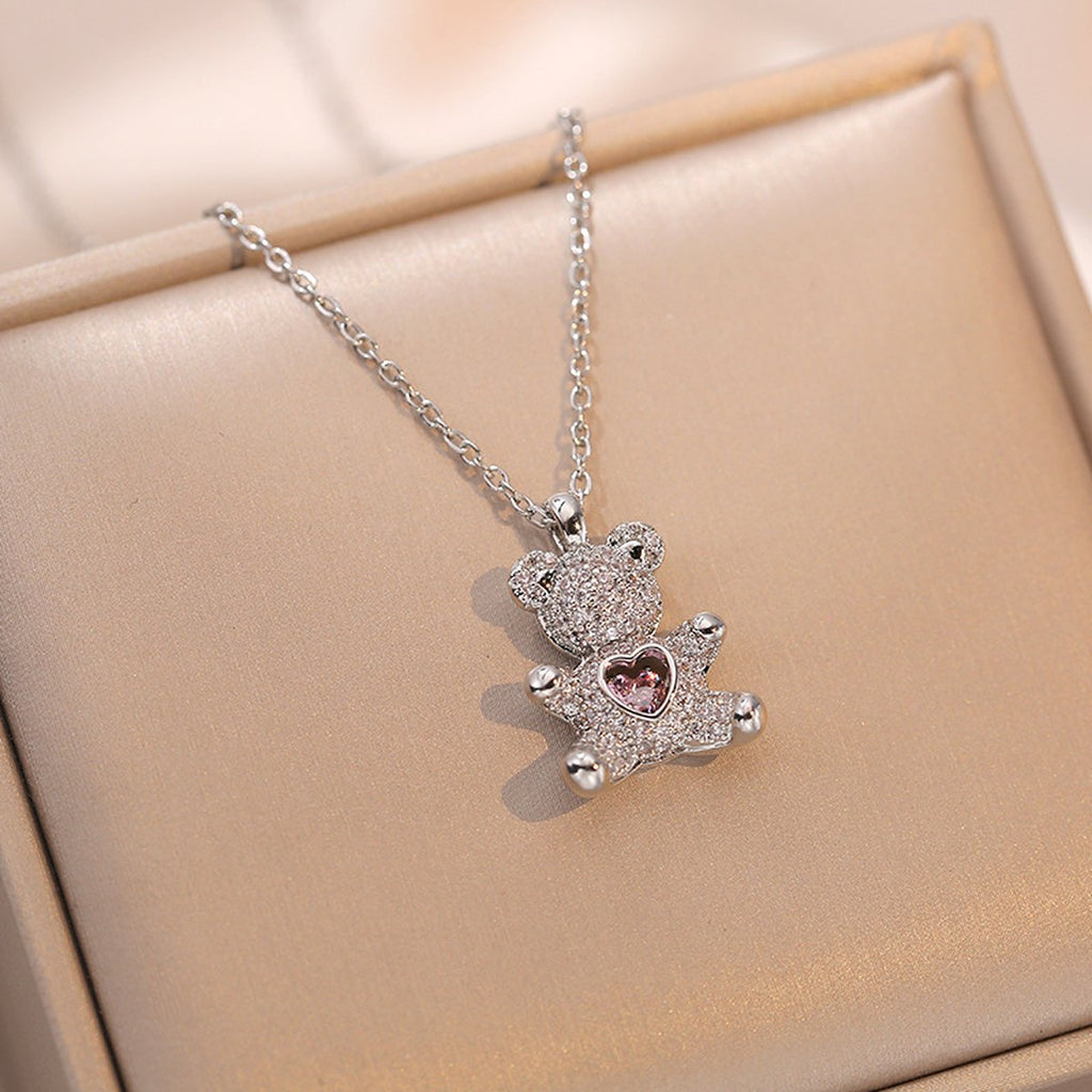Necklace Bear Love Heart