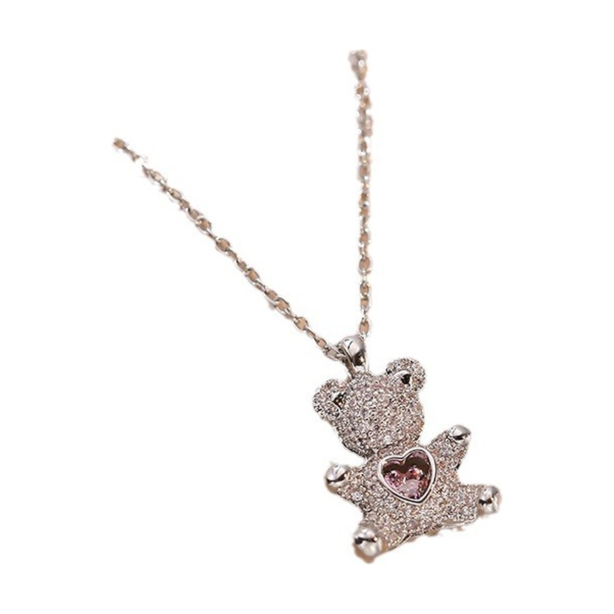 Necklace Bear Love Heart