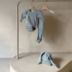 Newborn Clothes Romper Rabbit Ear Hat Set