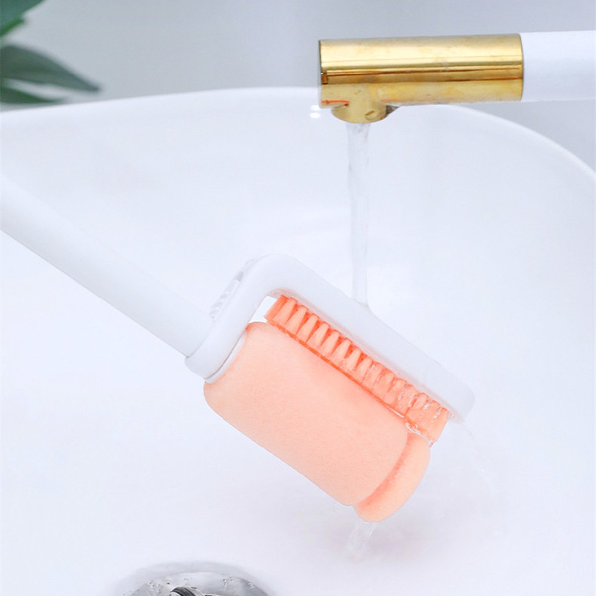 Non Dead Corner Glass Cleaning Brush Kitchen