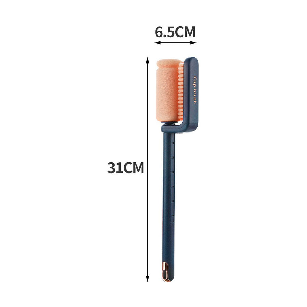 Non Dead Corner Glass Cleaning Brush Kitchen